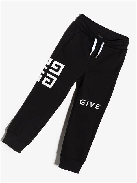 givenchy track pants kids|Givenchy track pants logo.